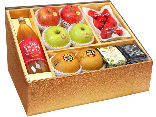 Fruit Basket - Panorama Fruits Gift Box JS5 - S0DP0109B7 Photo