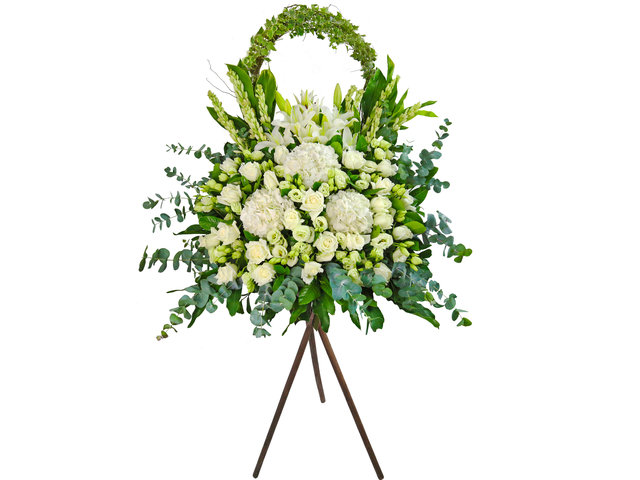 Funeral Flower - Flower Shop Funeral flower stand AN02 - FS1102A4 Photo