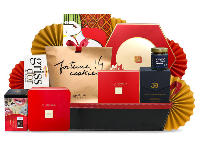 Mid-Autumn Gift Hamper - Mid Autumn Peninsula Moon Cake With Deluxe Food Gift Hamper FH216 - M30725A1 Photo